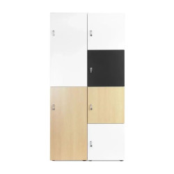 Armoire de bureau avec casiers pour vêtements et effets personnels