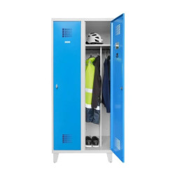 Vestiaire conforme NF industrie salissante ECO sur pieds