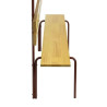 Banc de vestiaire avec 6 ou 8 portes manteaux