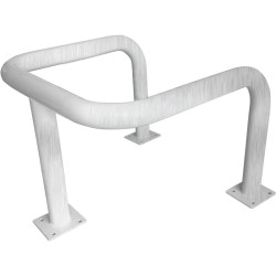 Etrier 3 pieds D.76 mm galva sur platines - Viso PRF