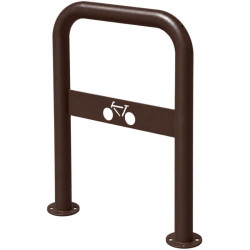 Appui vélo trombone avec picto cycle