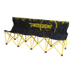 Powershot banc de touche pliable plusieurs place