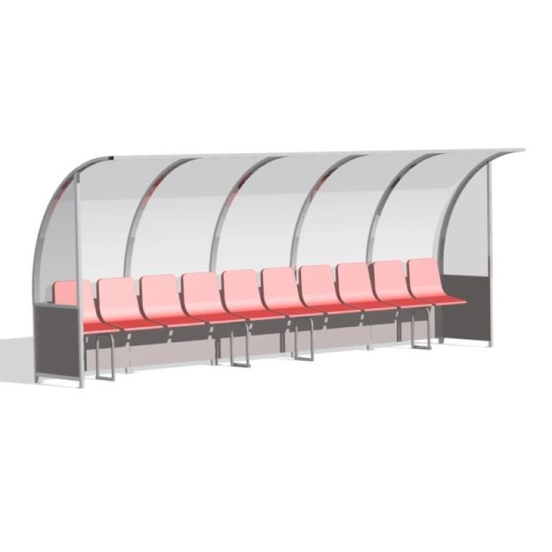 Abri pour banc de touche
