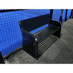 Banc de tennis acier publicitaire