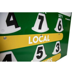 Tennis scorer avec publicité