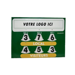Tennis scorer avec publicité