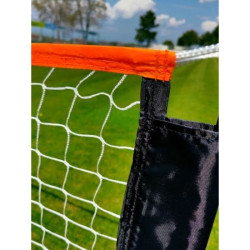 Filet de tennis noir et orange