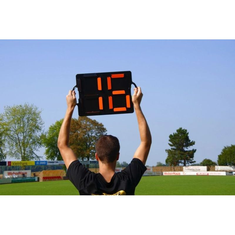 Panneau football pour changement de joueur