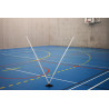 Base en caoutchouc tridirectionnelle