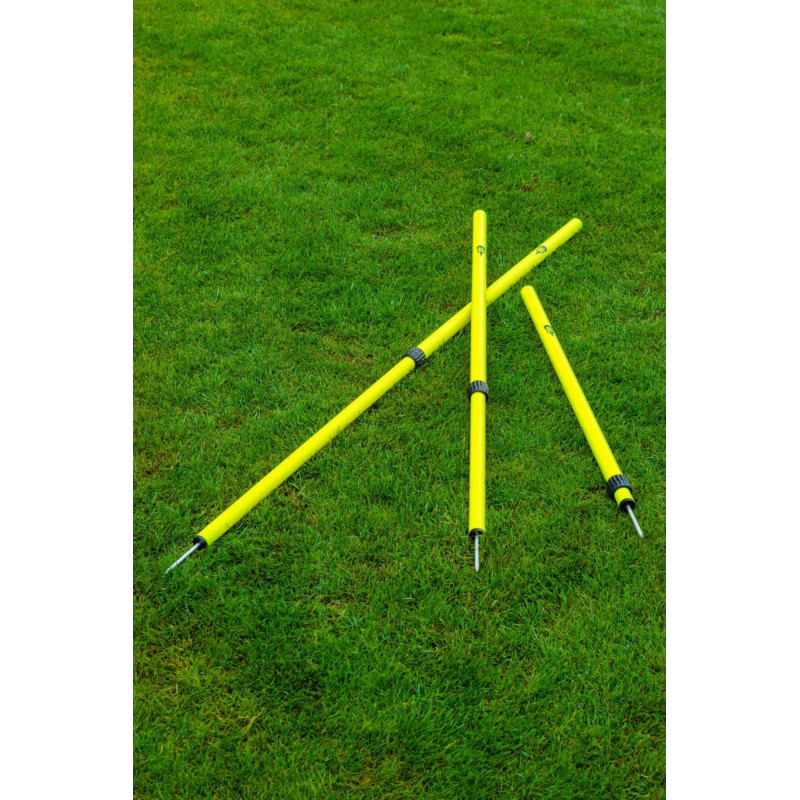 Lot de 5 piquets de slalom Jaune
