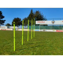 Lot de 5 piquets de slalom Jaune