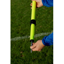 Lot de 5 piquets de slalom Jaune