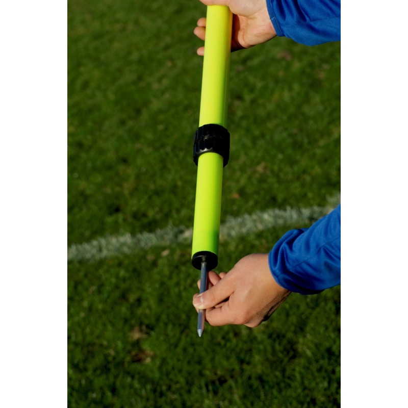 Lot de 5 piquets de slalom Jaune