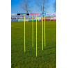 Lot de 5 piquets de slalom blancs ou jaunes