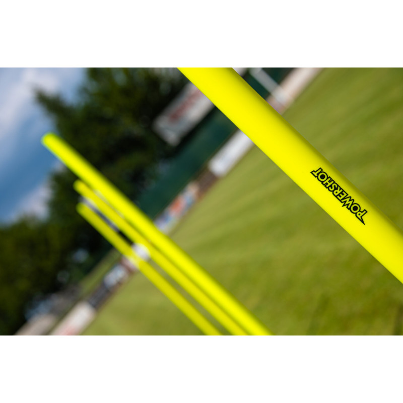 Lot de 5 piquets de slalom blancs ou jaunes