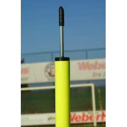 Lot de 5 piquets de slalom blancs ou jaunes