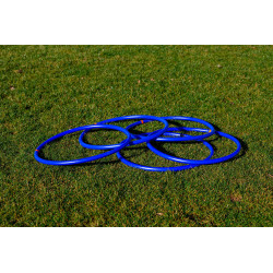 Lot de 12 cerceaux de coordination blanc bleu jaune rose