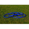 Lot de 12 cerceaux de coordination blanc bleu jaune rose