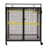 Cage mobile avec roues de rangement pour matériel sportif
