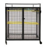 Cage mobile avec roues de rangement pour matériel sportif
