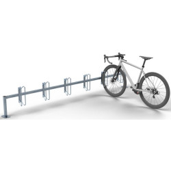 Support 6 vélos en ligne sur pieds Schake