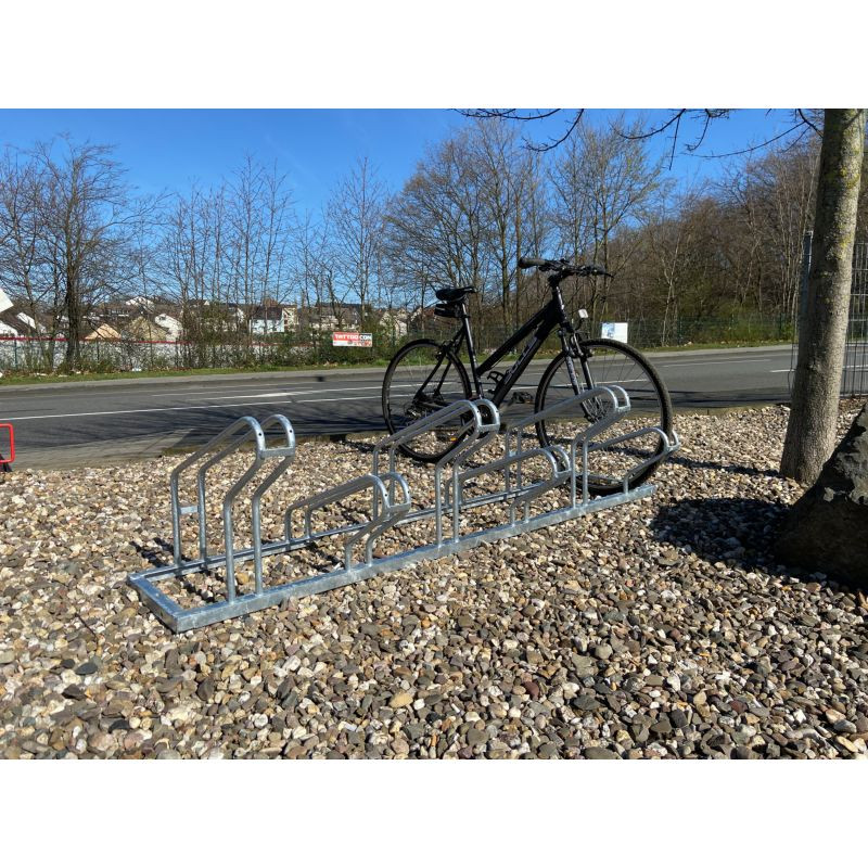 Râtelier 2 à 6 vélos avec alternance haut bas Schake