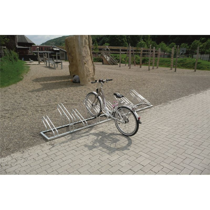 Râtelier 2 à 6 vélos avec alternance haut bas Schake