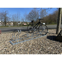 Râtelier 2 à 6 vélos avec alternance haut bas Schake