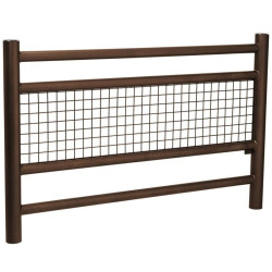 Barrière Linea Inox brossé