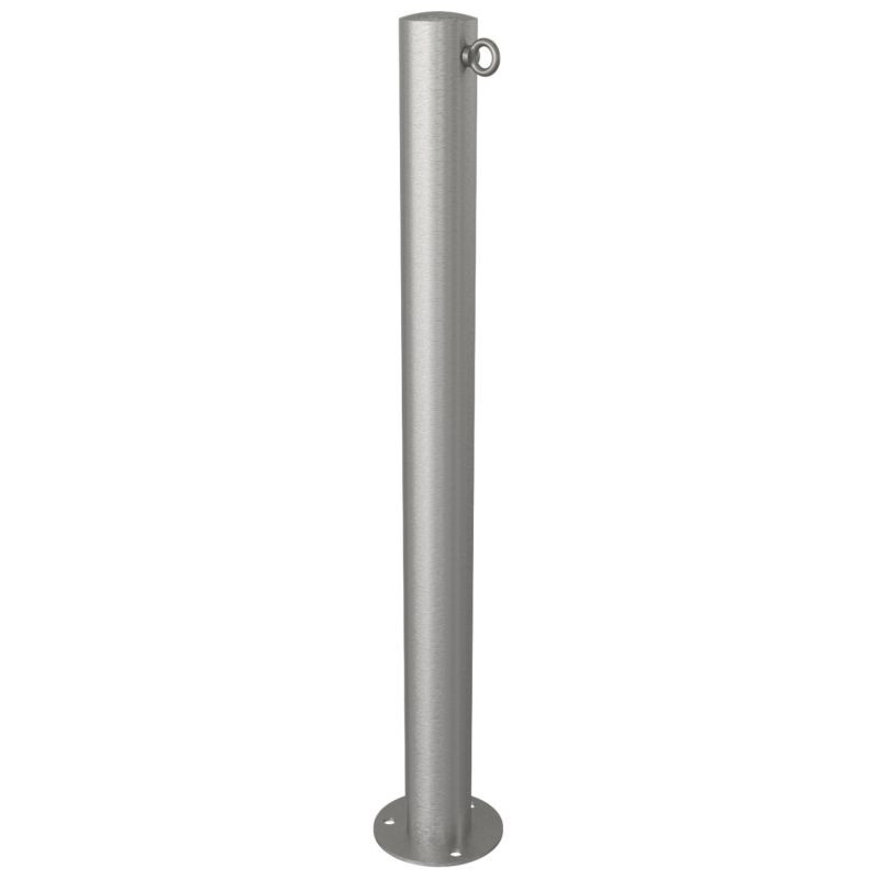 Potelet inox avec anneaux pour chaîne D.76, 89 ou 102 mm Schake