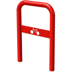 Appui vélo trombone avec picto cycle