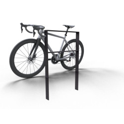 Arceau d'appui pour vélos en acier plat 80 x 12 mm