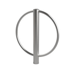 Arceau vélo inox rond