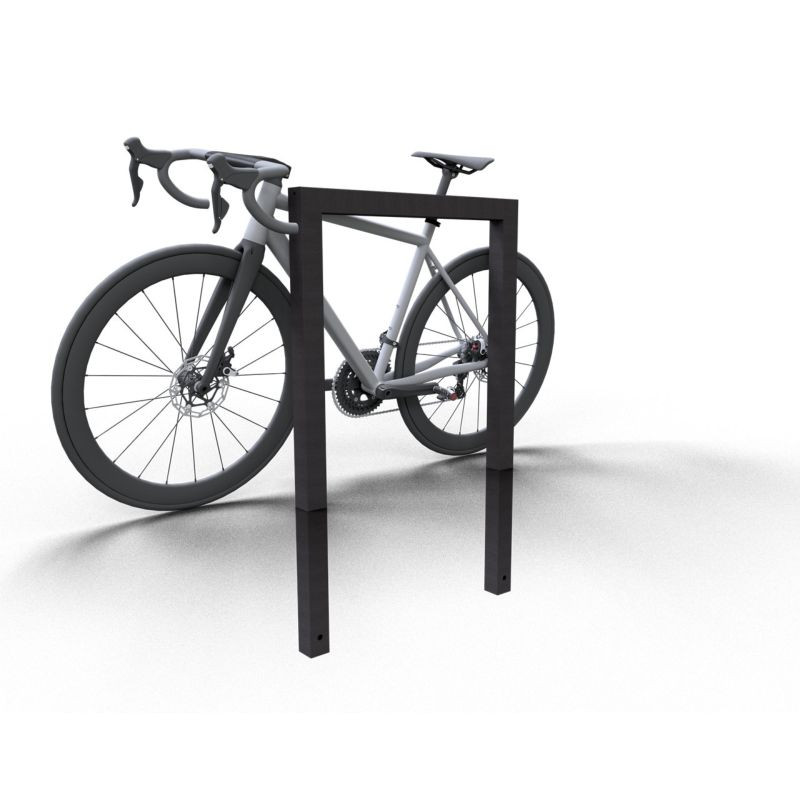 Arceau d'appui pour vélos en tube carré 6 x 6 cm Schake