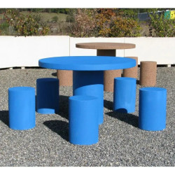 Table pour pique nique forme ronde - Haillan