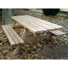 Table pique-nique en bois Forestière