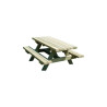 Table de pique nique pour enfants Forestière option plateau de jeu