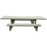 Table pique nique 3 m avec accès PMR Rustique