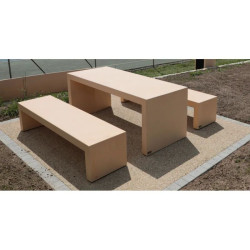 Table de pique nique en béton - Targa