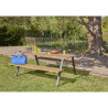 Mottez M517S - Lot de 2 pieds pour table de pique-nique