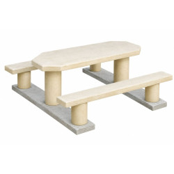 Dalles de scellement pour table de pique nique