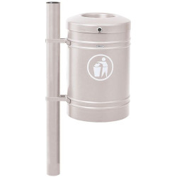 Corbeille Guyenne Inox brossé 40 litres
