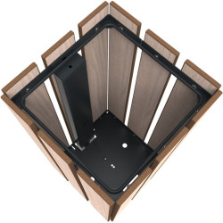 Corbeille carrée en compact Jardiz