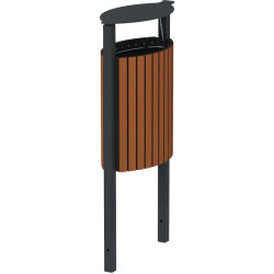 Bac à déchets en compact Ovalon