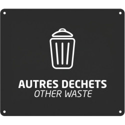 Plaque signalétique de tri sélectif murale - Collec