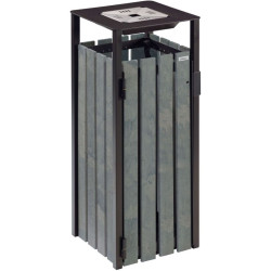 Poubelle de ville en matériaux recyclé - Eden