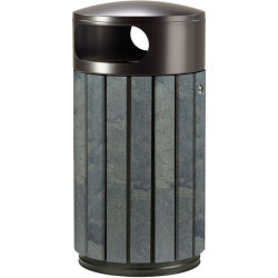 Poubelle extérieur en matériaux recyclés - Zeno Etik