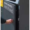 Point de collecte de tri extérieure 3 flux + bacs poubelles - Trirok