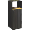 Poubelle Rossignol Artri tri sélectif extérieur - Ouverture rectangle
