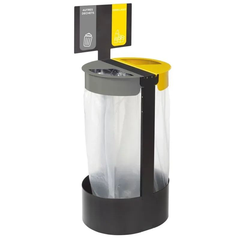 Kit 2 supports de sac pour tri sélectif Rossignol Citwin Premium